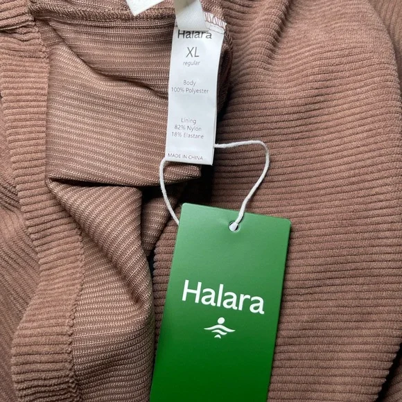 Halara High Waisted 2-in-1 A Line Mini Corduroy Casual Skirt Size XL - Picture 13 of 15